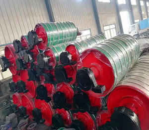 Produttori cinesi che guidano la puleggia motorizzata del tamburo di azionamento del sistema di trasporto del nastro trasportatore per le piante di pietra - Product Image 6