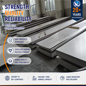 Competitive Price Direct Supply 420 No.1 Finish Hot <b>Rolled</b> 10mm 1000mm Deep Drawing Stainless Steel Sheet - Product Image 1