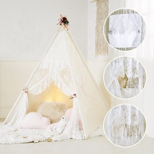 Maison de jeux pour filles, en dentelle blanche, luxe, tente <span class=keywords><strong>tipi</strong></span> pour enfants, cadeaux pour fillettes, nouvelle collection - Product Image 3