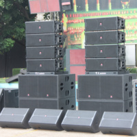Système audio professionnel LA-210P Line Array à double haut-parleur de 10 pouces