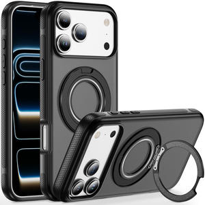 Étui de téléphone magnétique pour PC transparent, antichoc, anti-traces de doigts, design luxueux, protection à 360 degrés, support pour les modèles de téléphone de 17 pouces et plus - Product Image 1