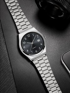 LUCKYFOX orologio al quarzo <span class=keywords><strong>di</strong></span> alto valore da uomo nuovo stile semplice <span class=keywords><strong>di</strong></span> Business con cinturino in acciaio <span class=keywords><strong>di</strong></span> lusso alla moda cinturino in acciaio inox - Product Image 5