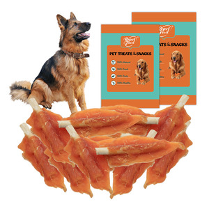 רהווריד סופגניות כלבים עטופות מטפל טופי חטיף מחמד ייצור מזון יבש לחיות מחמד עם עוף - Product Image 4