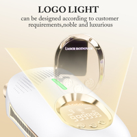 Épilateur laser IPL rechargeable haute énergie, portable sans fil avec refroidissement par glace, indolore, épilation permanente