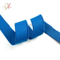 Vente en gros de soutiens-gorge colorés de 20mm à bord brillant en nylon, sangle élastique à la taille, bande élastique pour sous-vêtements