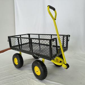 パーソナライズされたダンピングガーデンカート、庭のゴミ、土壌運搬用手押し車 - Product Image 6