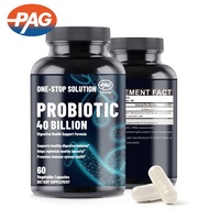 Supplément de probiotiques du fabricant, 40 milliards de Cfu pour soutenir votre système digestif, Capsule dure de probiotiques végétaux