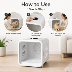 Séchoir pour animaux de compagnie intelligent et silencieux, grande capacité, pour chats et chiens, machine de séchage à domicile, vente chaude - Product Image 2