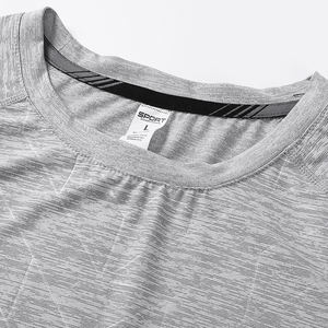 2025 뜨거운 남자의 경량 통기성 원활한 압축 티셔츠 빠른 건조 스포츠 체육관 운동 반소매 티셔츠 - Product Image 5