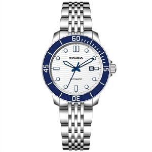 Montres-bracelets pour hommes WINGMAN, mouvement automatique Miyota, logo tendance, marque japonaise, personnalisées, étanches 2020, acier inoxydable - Product Image 5