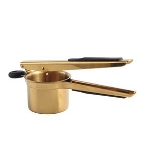 Accesorio de Cocina, Nueva Herramienta de Cocina Profesional Ergonómica con Mango Antideslizante, Prensa de Patatas de Acero Inoxidable Resistente - Product Image 4