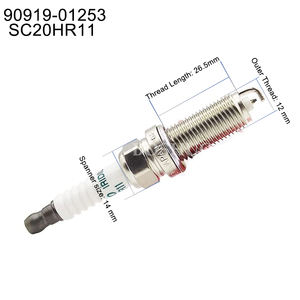 หัวเทียนอิริเดียมอะไหล่รถยนต์90919-01253 Sc20hr11สำหรับโตโยต้ารุ่น EX Prius HILUX <span class=keywords><strong>Rush</strong></span> - Product Image 3