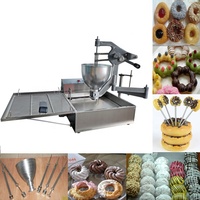 Tam otomatik endüstriyel ticari otomatik Mini Mochi Maker kızartma otomat dolum cam Donut yapma makinesi
