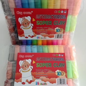 Kit de pâte à modeler ultra-légère écologique 36 couleurs séchant à l'air, certifié EN71, avec outils faits main pour enfants - Product Image 3