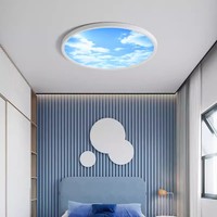 Plafonnier LED moderne et minimaliste en acrylique, design Nuage Soleil, indice de protection IP20, pour chambre principale, chambre d'enfant, éclairage domestique