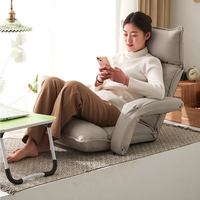 Dossier réglable Convertible Pliable Tatami Chaise Design Moderne Soins Infirmiers/Paresseux Canapé pour Dortoir E-Sports Style Japonais