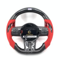 Volant en fibre de carbone au design populaire et excellent avec palettes de changement de vitesse pour Jeep Grand Cherokee SRT 2011 2012 2013