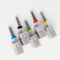 Kit de 5 embouts de ponceuse à ongles en carbure à coupe croisée pour le retrait du gel – Vente directe fabricant