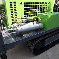 Pompe de forage rotative DTH sur chenilles RYX à moteur diesel 22HP 250mm 1200mm 500m Max 5000KG Garantie 2 ans Portable pour la construction