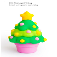Nouveau jouet anti-stress en forme de sapin de Noël 2026, série Noël colorée avec pendentif décoratif festif