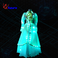Robe de danse de salon à LED pour la danse irlandaise