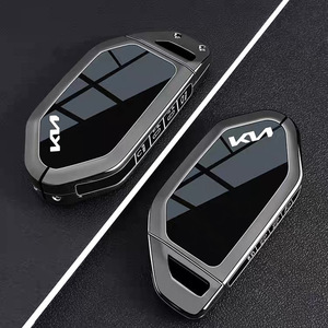 Housse de protection pour clé <span class=keywords><strong>Kia</strong></span> K3 K5 Sonet Stonic KX5 <span class=keywords><strong>Sportage</strong></span> EV5 Seltos K4 avec <span class=keywords><strong>porte</strong></span>-clés - Product Image 2