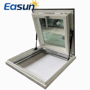 Nhà máy tùy chỉnh hướng dẫn sử dụng trượt <span class=keywords><strong>Skylight</strong></span> 780*980 trong kho mở không thấm nước kính cường lực hợp kim nhôm kiểm soát côn trùng - Product Image 5