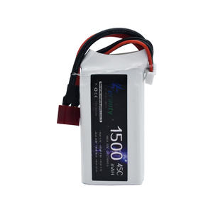 Batería LiPo de Alta Velocidad 45C 11.1V 1500mAh para Barco, Coche, Dron, Avión de Ala Fija, Batería Recargable - Product Image 1