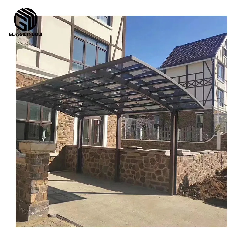 Kleine Hoeveelheden Snel Verzending Product Aluminium Carport Parking Stellingen Structuur Aluminium Carport