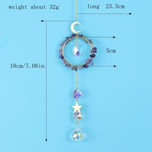 Attrape-Soleil en Cristal Attrape-Soleil en Cristal Cristaux bruts Lune Améthyste Citrine Rose Quartz <span class=keywords><strong>cache</strong></span> Soleil - Product Image 2