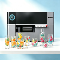 Mesin Cetak UV Rotary 3D Desktop Berbiaya Rendah untuk Semua Jenis Wadah Bulat