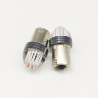 En stock, ampoule LED S25 1156 BA15S P21W LED 2835 9LED LEN, ampoule de clignotant de voiture, feux de freinage, lampe automobile 24V rouge pour camion
