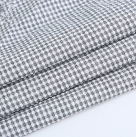Tissu Seersucker à rayures spandex SELE 95% P/5% SP à carreaux