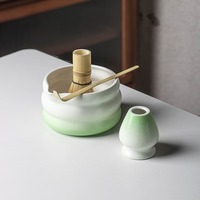 Newell Nouveau Style Porcelaine Matcha Thé Bol Fouet Titulaire En Céramique Matcha Bol Japonais Chawan Thé Matcha Bols Ensemble