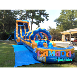 Grand toboggan gonflable avec toboggan vert pour enfants et adultes Garantie 2 ans Utilisation commerciale - Product Image 6