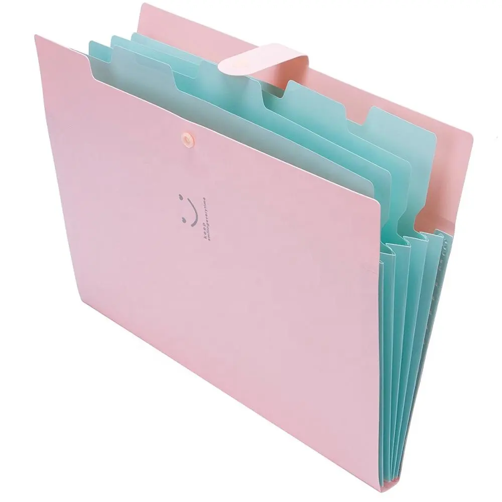 A4 Paper Expanding File Folder Pockets Accordion Document Organizer