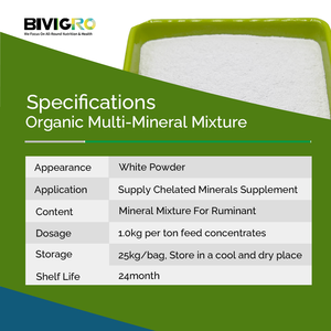 Mélange de Suppléments Minéraux Organiques Chélatés pour Bovins, Bovins à Viande, Vaches laitières, Ovins et Caprins – Fournisseur Fabricant - Product Image 4