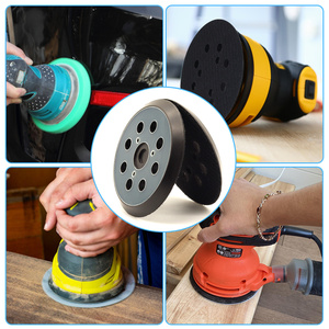 แผ่นขัดทรงกลมขนาด5นิ้ว10ชิ้น/ชุด ODM 10ชิ้น/ชุดแผ่นขัดกระดาษทราย8รูสำหรับขัด - Product Image 2