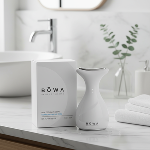 Bowa Signature White Cooling Stick Dual Therapy ABS+Plastic+Stainless Cire dépilatoire pour les zones du visage et du corps (bikini/intimes) à action rapide - Product Image 3