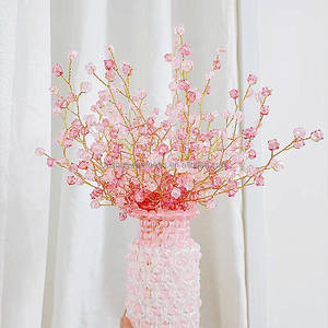 Fournitures de matériel perlé 24 jauge couleur or fil floral fil artisanal fait à la main 80cm fil de fer métallique pour bricolage fleur de perles - Product Image 6