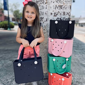 Bolso de Mano Moderno de Verano, Impermeable, de Eva, Bolso de Compras, Bolso de Playa de Hombro con Orificios - Product Image 1