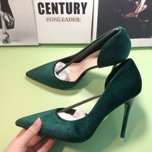 Chaussures de bureau à talon haut 7 cm/10 cm en nouveau matériau, à découpe latérale, pour femme - Product Image 6