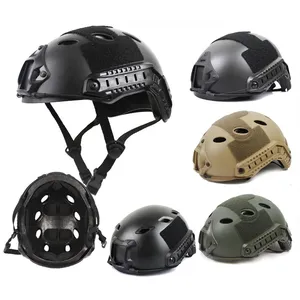Capacete Tático Rápido, Capacete Leve com Suporte NVG Lateral, Capacete Ajustável para Paintball, Caça ao Ar Livre, Plástico ABS - Product Image 2