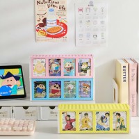 Boîte de rangement en plastique personnalisée avec logo pour cartes, organiseur de cartes mignon avec compartiments, vente en gros