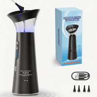 Kit de Limpieza de Oídos Recargable, Limpiador de Oídos Eléctrico, Dispositivo de Irrigación a Prueba de Agua, Presión Ajustable