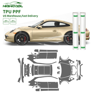 HIGHCOOL Transparent TPU <b>Paint</b> Protection Film 7.5/8.5/9.5/11.5mil Self Healing Anti Scratch Clear Gloss PPF Roll for Car Body - Product Image 1