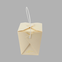 Boîte à emporter personnalisée pour nouilles, en papier kraft, pour poulet frit, fruits et légumes