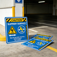 Autocollants d'avertissement TEDDY personnalisés, durables, écologiques, résistants aux intempéries, imprimés, pour signalisation de danger