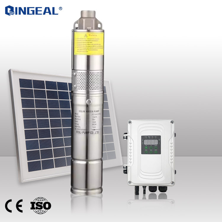 High Efficiency Stainless Steel 1hp 48V Dc Feili Fls Helical Screw Solar Pump Machine for Farming · image 2