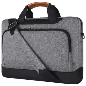 Manufacturer Custom New Business Travel Computers Bag Detachable Strap Shoulder Messenger Laptop Bag For Men Women
